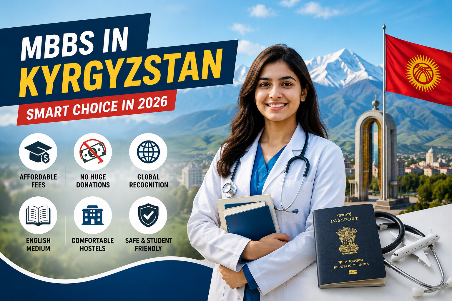 MBBS in Kyrgyzstan with out massive Donations: A clever preference in 2026